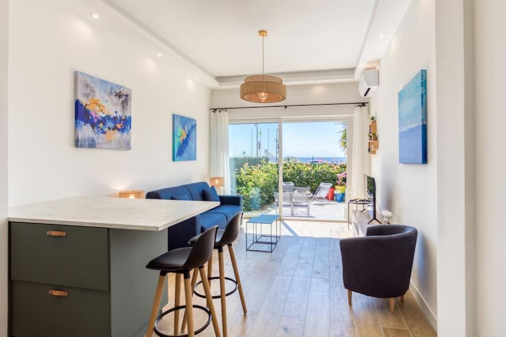 #43 Design Studio Terrace Ac Wifi Sea View 1Min Beach Nice Extérieur photo