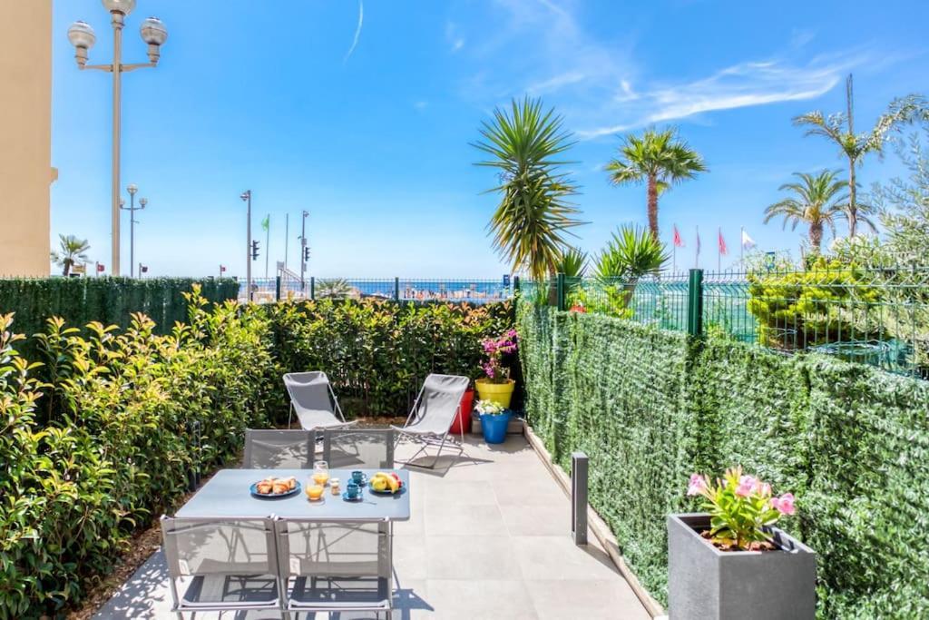 #43 Design Studio Terrace Ac Wifi Sea View 1Min Beach Nice Extérieur photo