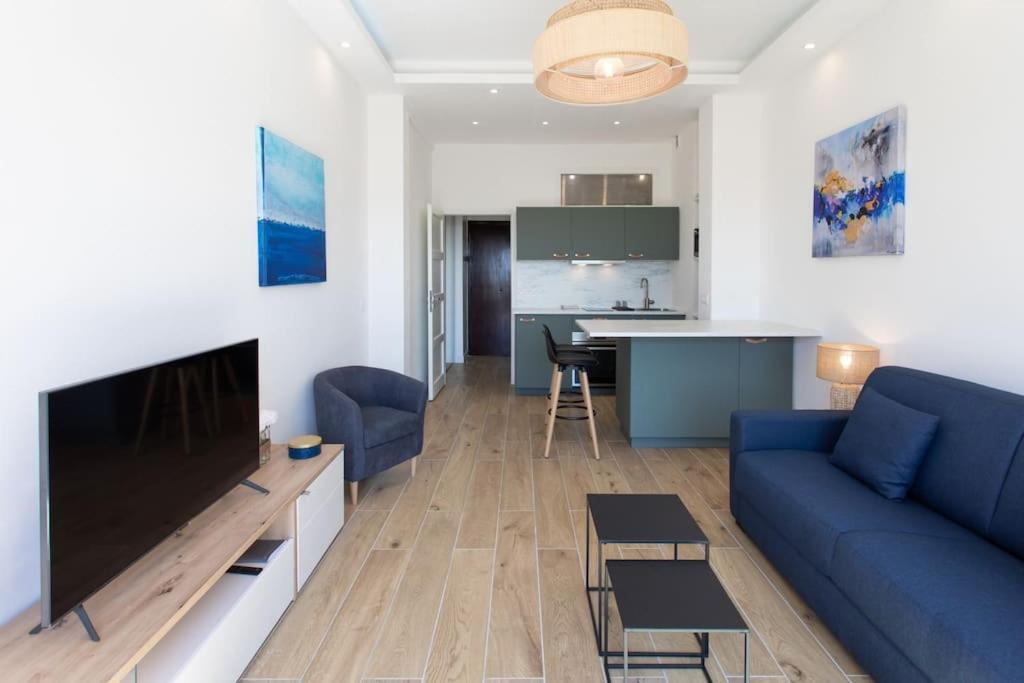 #43 Design Studio Terrace Ac Wifi Sea View 1Min Beach Nice Extérieur photo