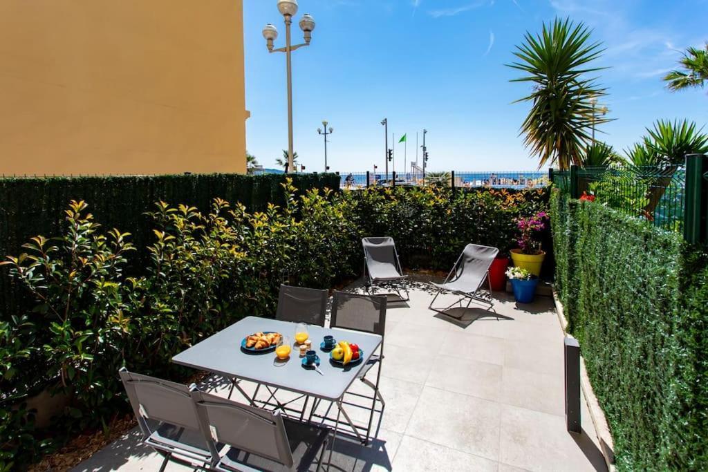 #43 Design Studio Terrace Ac Wifi Sea View 1Min Beach Nice Extérieur photo