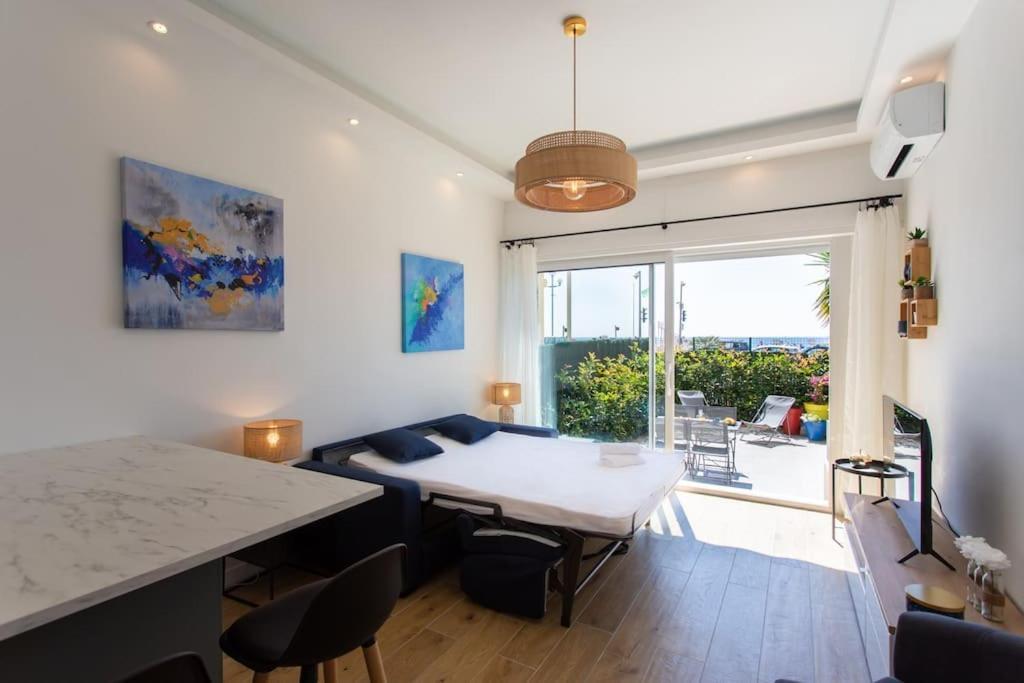 #43 Design Studio Terrace Ac Wifi Sea View 1Min Beach Nice Extérieur photo
