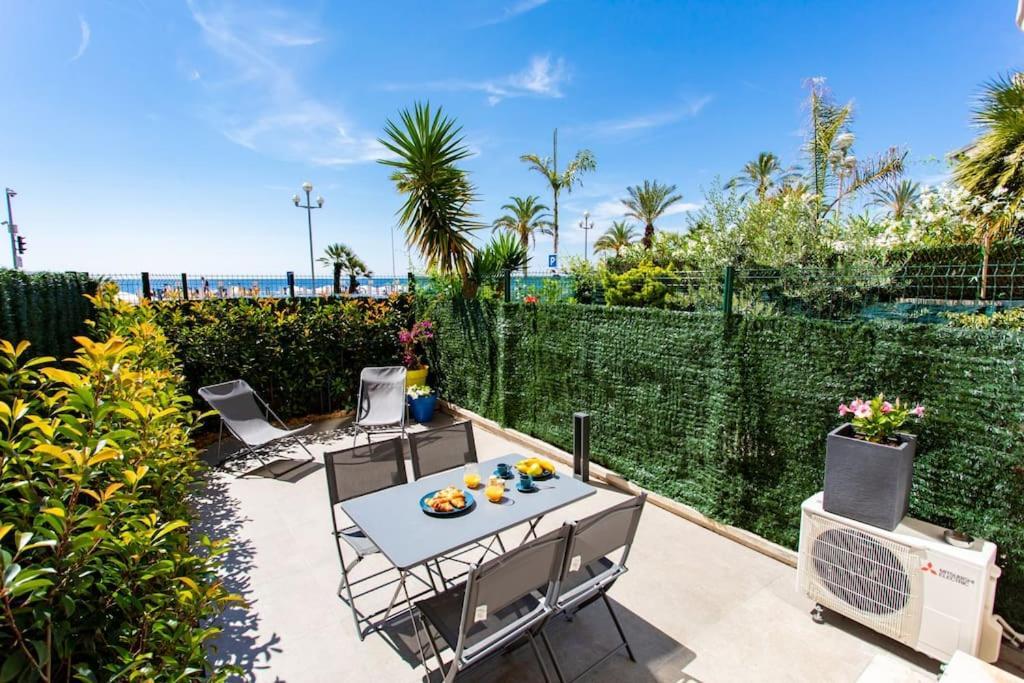 #43 Design Studio Terrace Ac Wifi Sea View 1Min Beach Nice Extérieur photo